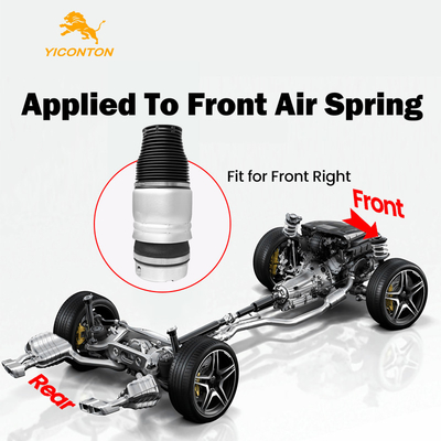 Caminhão de borracha de alumínio Yiconton Air Spring Decoração exterior Machined para posição frontal direita