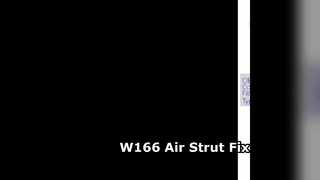 Substituição do suporte de suspensão pneumática Mercedes W166